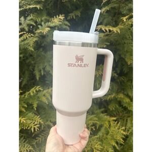 Stanley 40 oz Quencher H2.0 FlowState Tumbler Clean Slate Bloom Pink